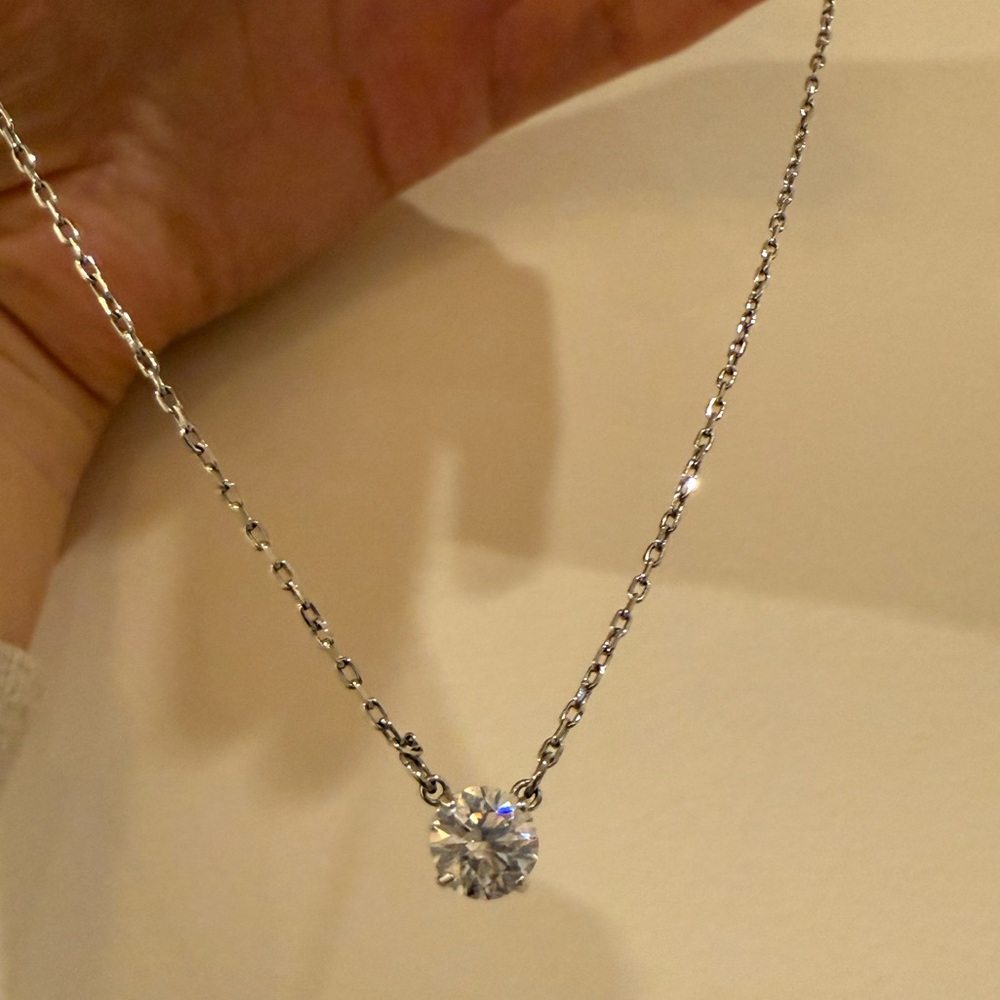 Swarovski single stone necklace